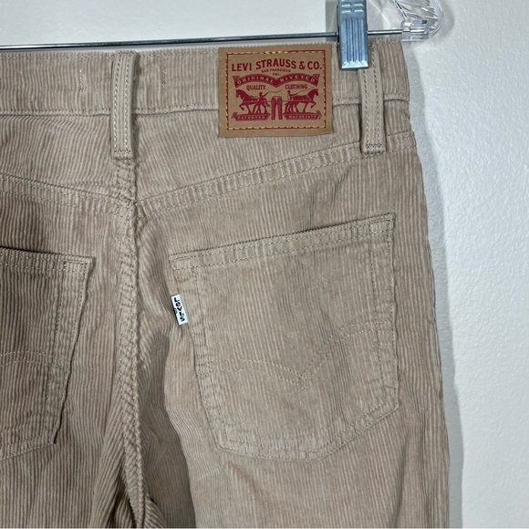 Levi’s Womens Tan Brown Corduroy ‘94 Baggy Pants Size 26 Cotton Loose Straight - Picture 8 of 11